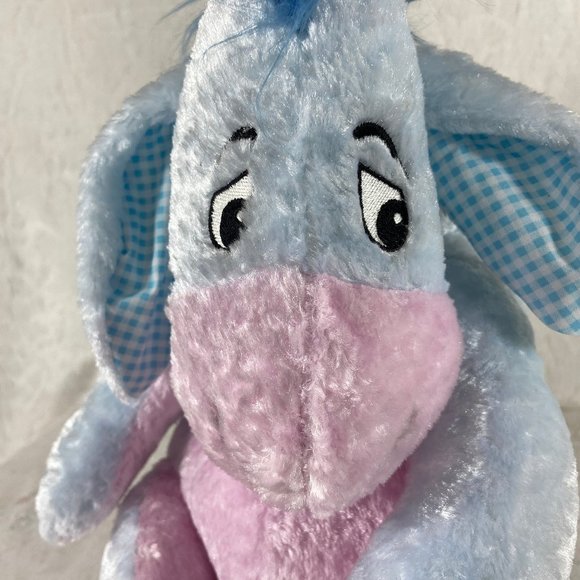 Disney Store Spring Pastel Blue 10" Winnie the Pooh Eeyore Plush Stuffed Donkey - Picture 2 of 7